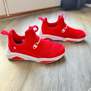 Champion Women's Red Slip On Sneakers